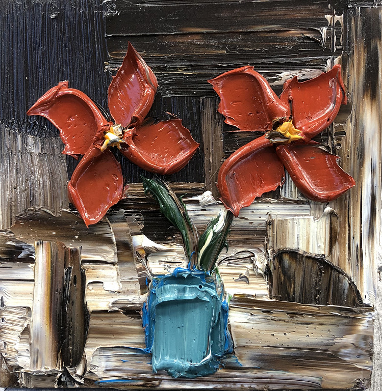Four petals each