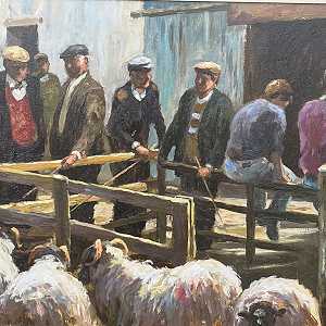 The sheep sales at Waterfoot