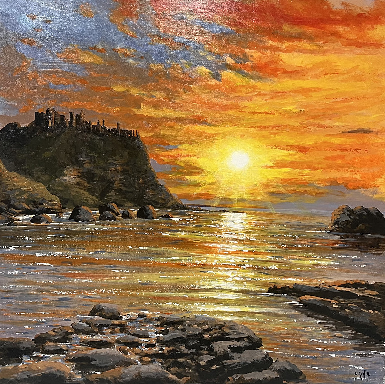 Sunset at Dunluce